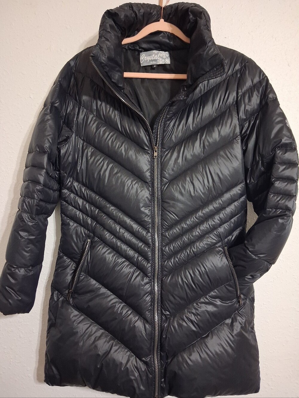 Black Women's Quilted Puffer Coat
